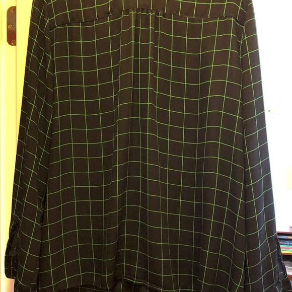 J. CREW NAVY GREEN WINDOW PANE SHIRT BUTTON UP NWOT - Picture 3 of 9